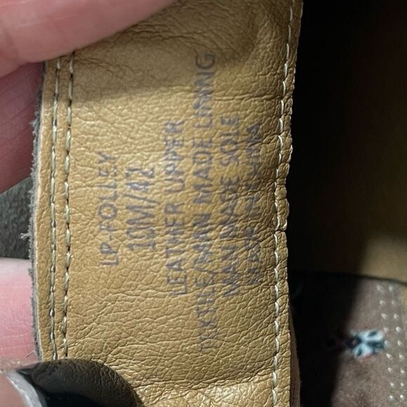 Lucky Brand Women's Folley Slip On Ankle Heeled Booties Gray Suede Leather US 10 - Picture 6 of 9